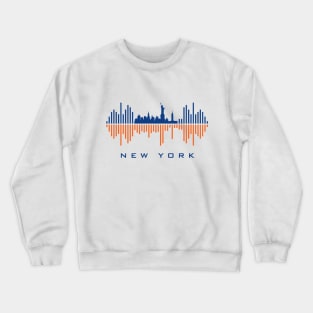 New York City Soundwave Crewneck Sweatshirt